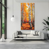 Painting by Numbers Panorama Birch forest in Summer II